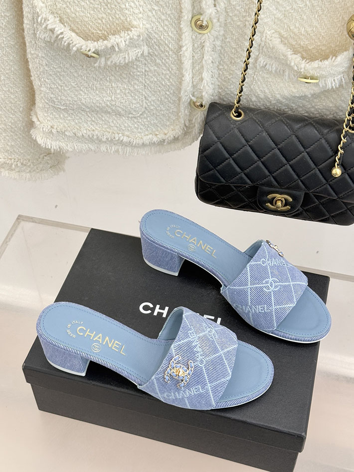 最高級シャネルスーパーコピー CHANEL CCロゴ 夏用 サンダル レディース おしゃれ ブルー 2631026 シャネル 靴 サンダル - 画像 (8)