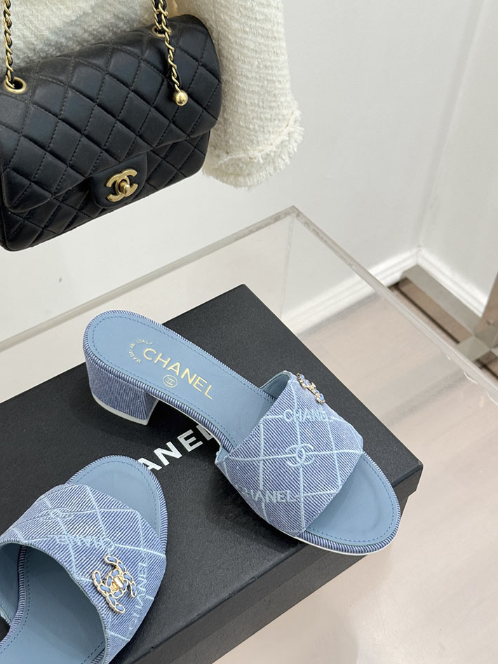 最高級シャネルスーパーコピー CHANEL CCロゴ 夏用 サンダル レディース おしゃれ ブルー 2631026 シャネル 靴 サンダル - 画像 (6)