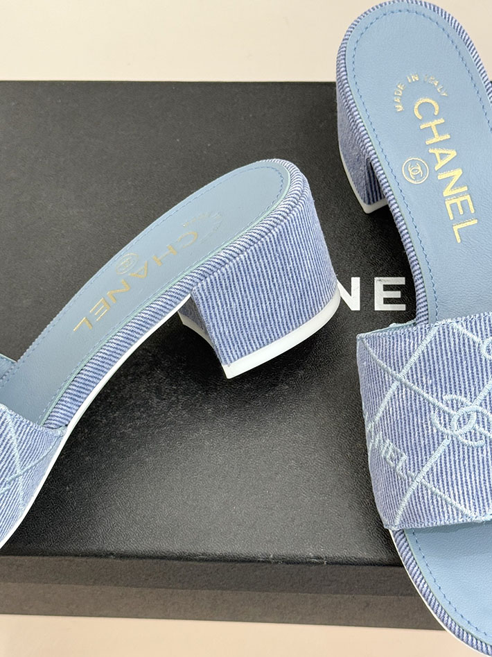 最高級シャネルスーパーコピー CHANEL CCロゴ 夏用 サンダル レディース おしゃれ ブルー 2631026 シャネル 靴 サンダル - 画像 (5)