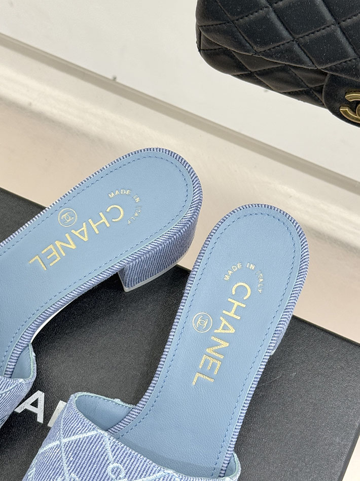最高級シャネルスーパーコピー CHANEL CCロゴ 夏用 サンダル レディース おしゃれ ブルー 2631026 シャネル 靴 サンダル - 画像 (3)