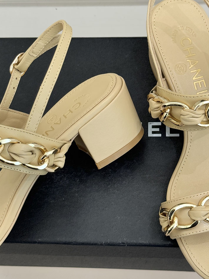 最高級シャネルスーパーコピー CHANEL チェーンモチーフ レディースサンダル 人気 ベージュ 2631028 レディース シャネル 靴 - 画像 (6)