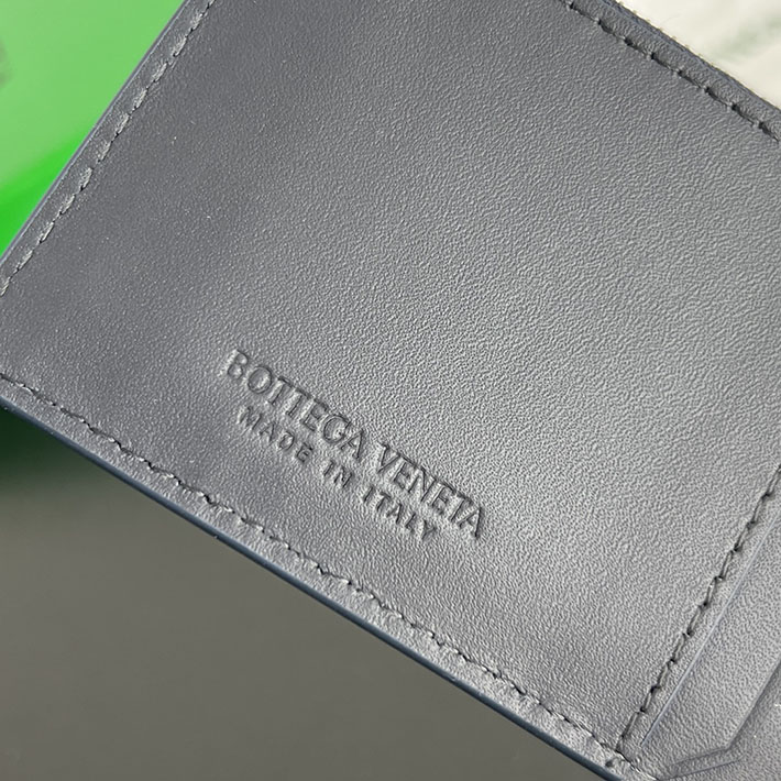 最高級ボッテガコピー Bottega Veneta イントレチャート ピッコロ ファスナーカードケース スペース 805827V4LQ14028 ボッテガ カードケース レディース - 画像 (5)