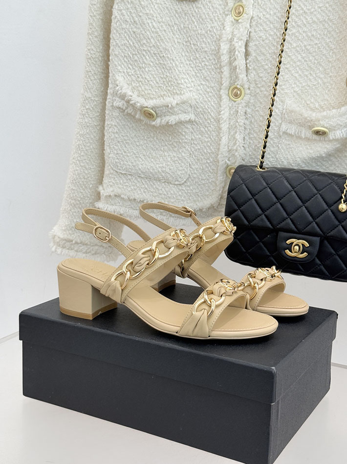 最高級シャネルスーパーコピー CHANEL チェーンモチーフ レディースサンダル 人気 ベージュ 2631028 レディース シャネル 靴 - 画像 (2)