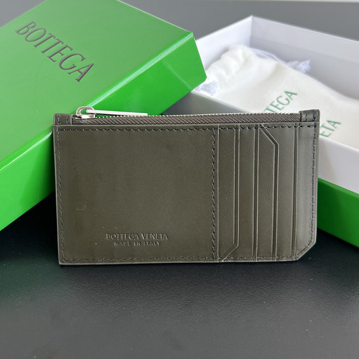 最高級ボッテガコピー Bottega Veneta イントレチャート ピッコロ ファスナーカードケース ダークグリーン 805827V4LQ13009 ボッテガ ヴェネタ カードケース メンズ - 画像 (9)