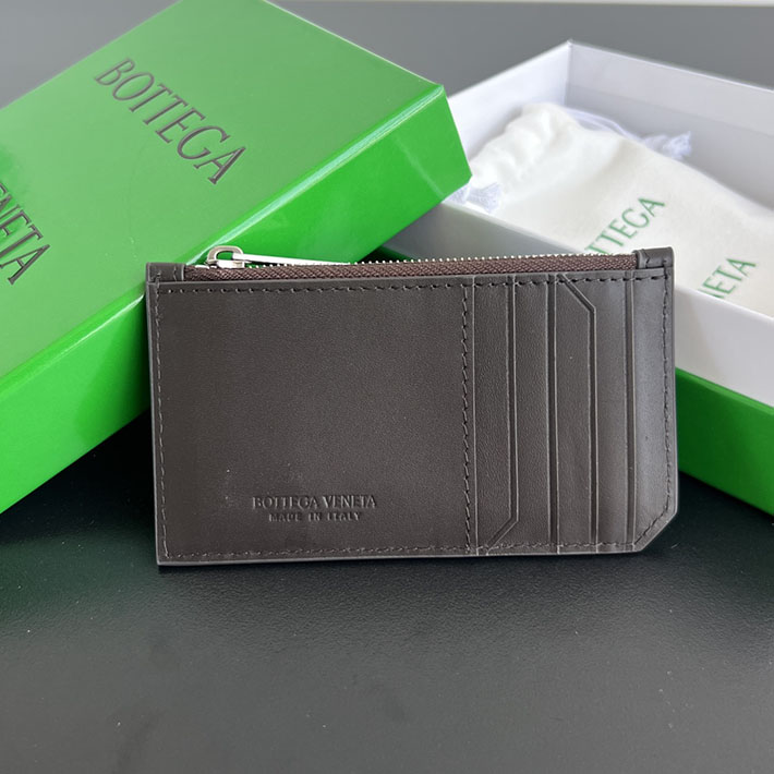 最高級ボッテガコピー Bottega Veneta イントレチャート ピッコロ ファスナーカードケース フォンデンテ 805827V4LQ12145 ボッテガ カードケース 財布代わり - 画像 (9)