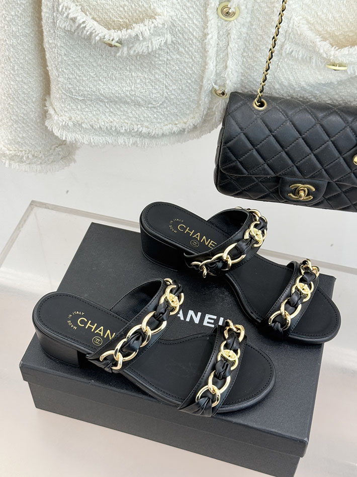 最高級シャネルスーパーコピー CHANEL チェーンモチーフ レディースサンダル 人気 ブラック 2631030 シャネル サンダル 公式 - 画像 (9)
