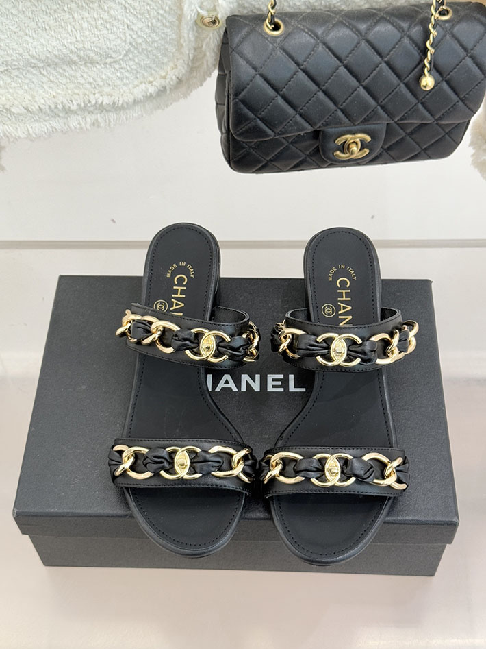 最高級シャネルスーパーコピー CHANEL チェーンモチーフ レディースサンダル 人気 ブラック 2631030 シャネル サンダル 公式 - 画像 (8)