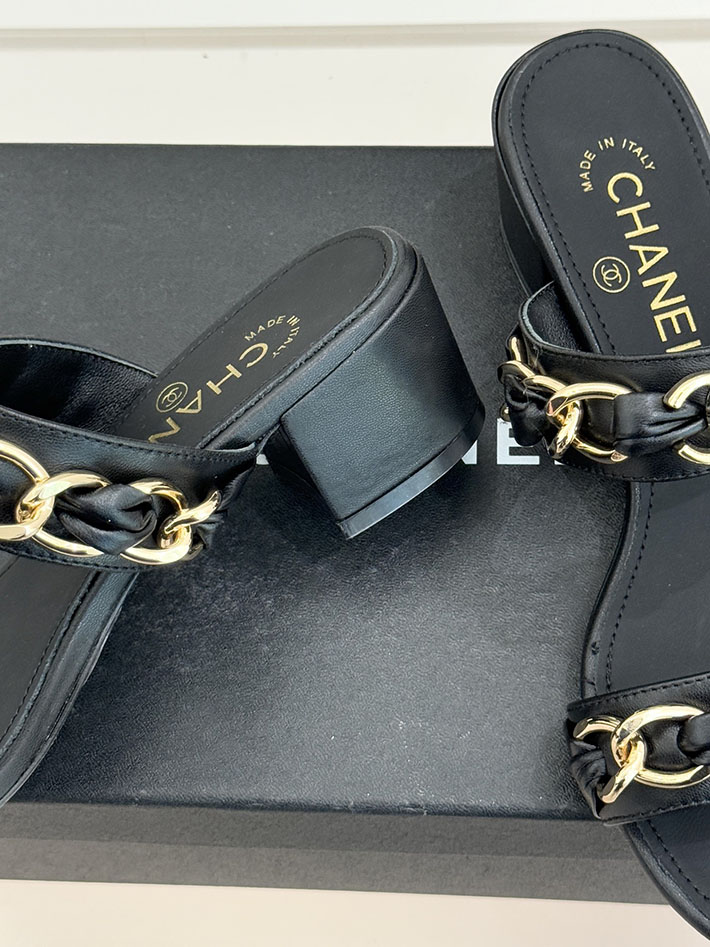 最高級シャネルスーパーコピー CHANEL チェーンモチーフ レディースサンダル 人気 ブラック 2631030 シャネル サンダル 公式 - 画像 (6)