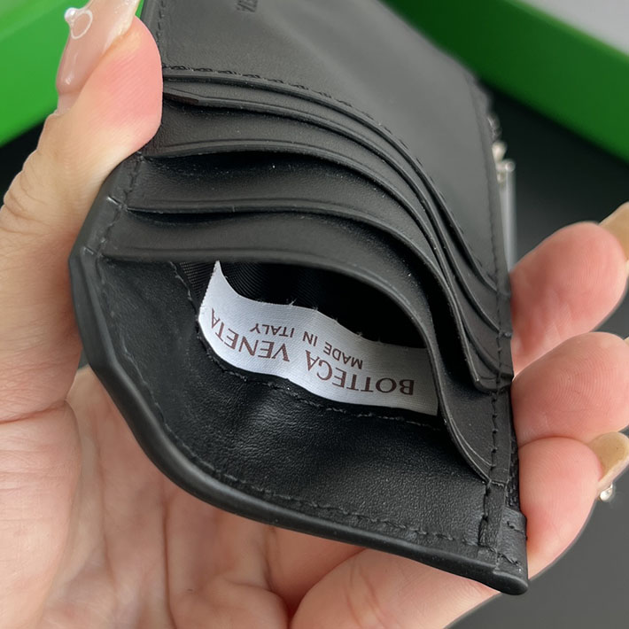 最高級ボッテガコピー Bottega Veneta イントレチャート ピッコロ ファスナーカードケース ブラック 805827V4LQ18803 ボッテガ カードケース 人気 - 画像 (3)