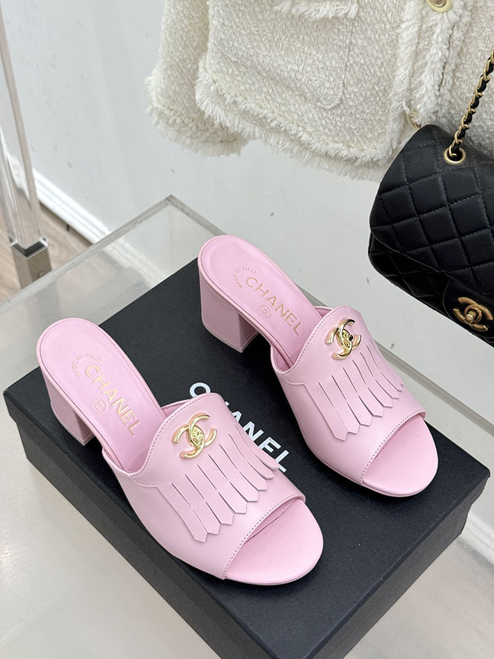 最高級シャネルスーパーコピー CHANEL ハイヒール ココマーク ミュール サンダル レザー ピンク 2631033 レディース シャネル サンダル - 画像 (9)