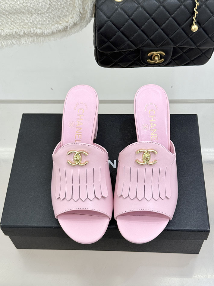 最高級シャネルスーパーコピー CHANEL ハイヒール ココマーク ミュール サンダル レザー ピンク 2631033 レディース シャネル サンダル - 画像 (8)