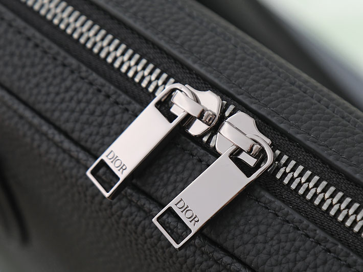 最高級ディオールスーパーコピー Dior CD Icon ジップ付き ブリーフケース ブラック 1ICBR184ICO_H00N DIOR ビジネスバッグ メンズ - 画像 (5)