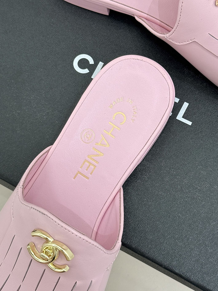 最高級シャネルスーパーコピー CHANEL ハイヒール ココマーク ミュール サンダル レザー ピンク 2631039 ミュール 人気ブランド - 画像 (4)