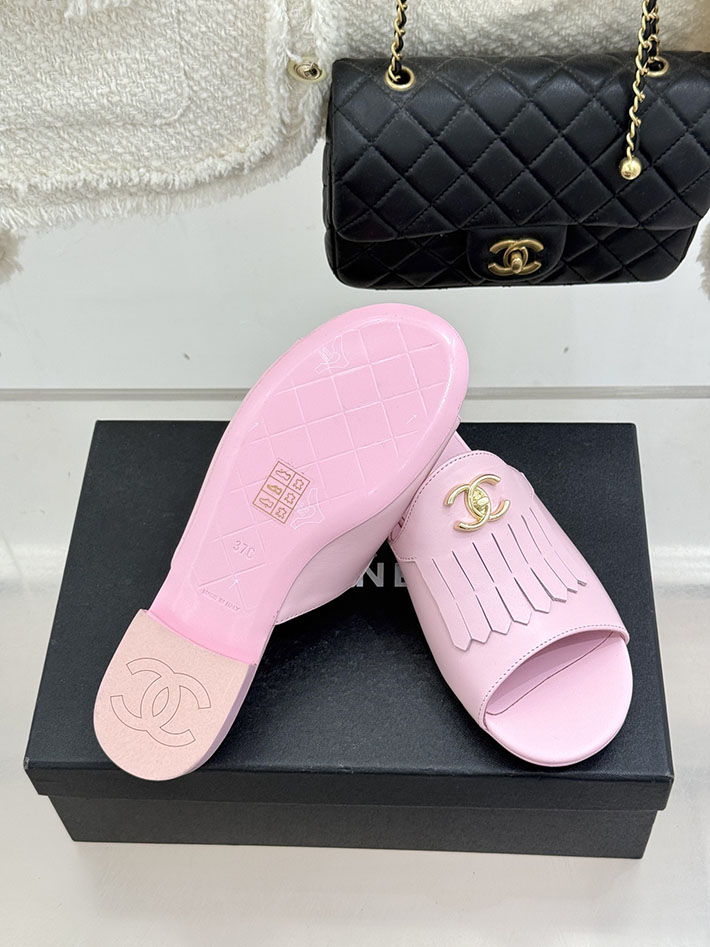 最高級シャネルスーパーコピー CHANEL ハイヒール ココマーク ミュール サンダル レザー ピンク 2631039 ミュール 人気ブランド - 画像 (3)