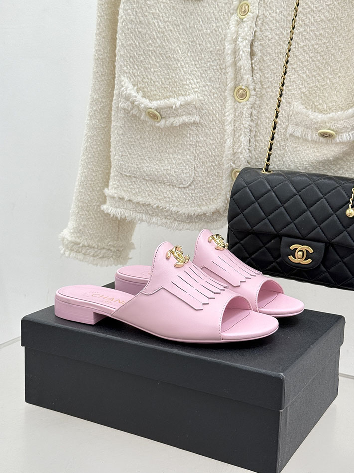 最高級シャネルスーパーコピー CHANEL ハイヒール ココマーク ミュール サンダル レザー ピンク 2631039 ミュール 人気ブランド - 画像 (2)