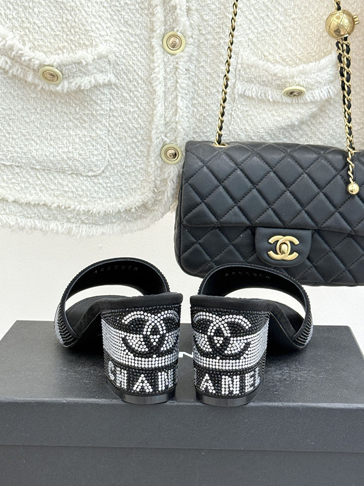 最高級シャネルスーパーコピー CHANEL ココマーク 可愛い サンダル 歩きやすい レディース ブラック 2631043 シャネル サンダル 定価 - 画像 (6)