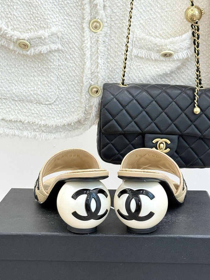 最高級シャネルスーパーコピー CHANEL ヒール サンダル レディース 人気ブランド おしゃれ ベージュ 2631054 シャネル サンダル 公式 - 画像 (5)