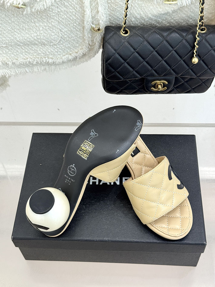 最高級シャネルスーパーコピー CHANEL ヒール サンダル レディース 人気ブランド おしゃれ ベージュ 2631054 シャネル サンダル 公式 - 画像 (2)