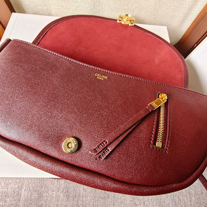 最高級セリーヌスーパーコピー CELINE リトルハーフムーン ソフトトリオンフ シラー L10373778.28PO セリーヌ ショルダーバッグ アウトレット - 画像 (3)