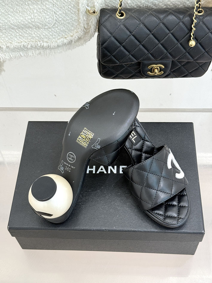 最高級シャネルスーパーコピー CHANEL ヒール サンダル レディース 人気ブランド おしゃれ ブラック 2631057 シャネル 靴 サンダル - 画像 (2)