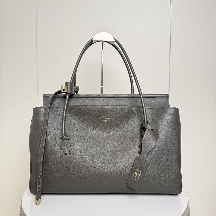 バレンシアガ バッグ 人気 レディース BALENCIAGA Carrie キャリーオールバッグ カーキ 8264192ABNQ3503 バレンシアガ バッグ アウトレット - 画像 (10)