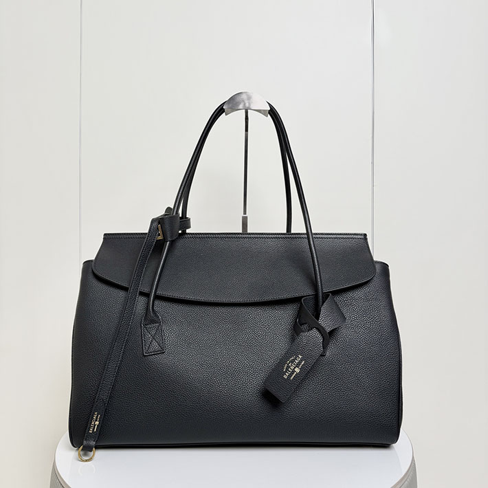 バレンシアガ バッグ 人気 レディース BALENCIAGA Carrie キャリーオールバッグ ブラック 8264192ABNQ1000 バレンシアガ バッグ レディース - 画像 (10)