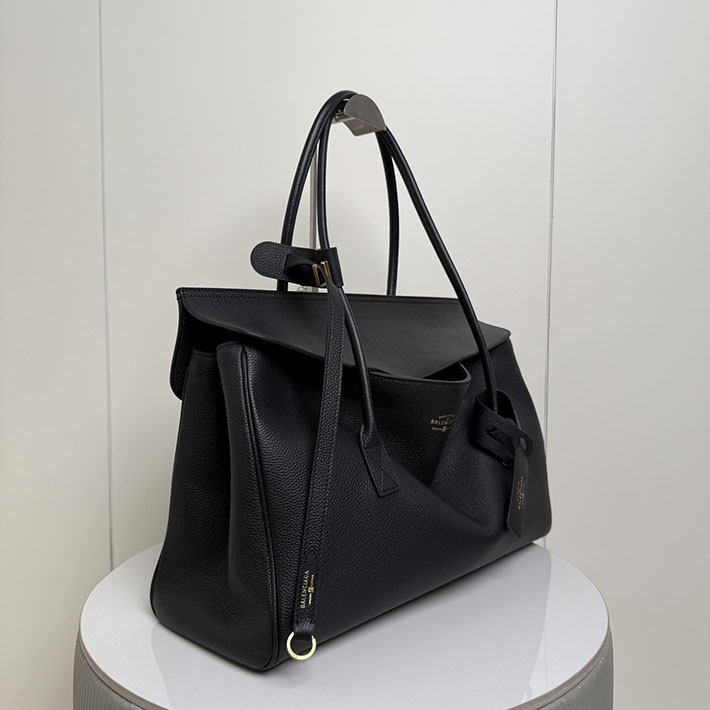 バレンシアガ バッグ 人気 レディース BALENCIAGA Carrie キャリーオールバッグ ブラック 8264192ABNQ1000 バレンシアガ バッグ レディース - 画像 (7)