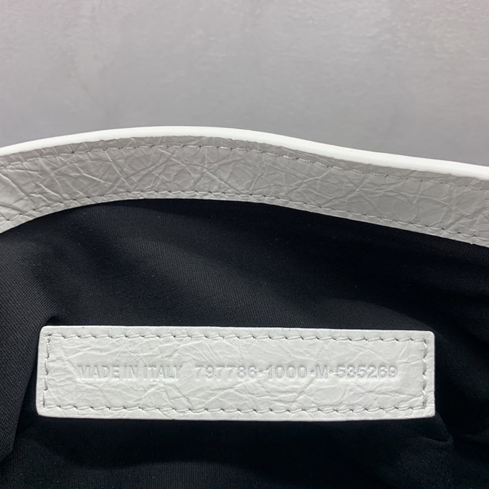 バレンシアガ バッグ 人気 レディース BALENCIAGA Le City フラップバッグ ナノ オプティックホワイト 8658572ABEK9001 バレンシアガ ミニバッグ ショルダー - 画像 (3)