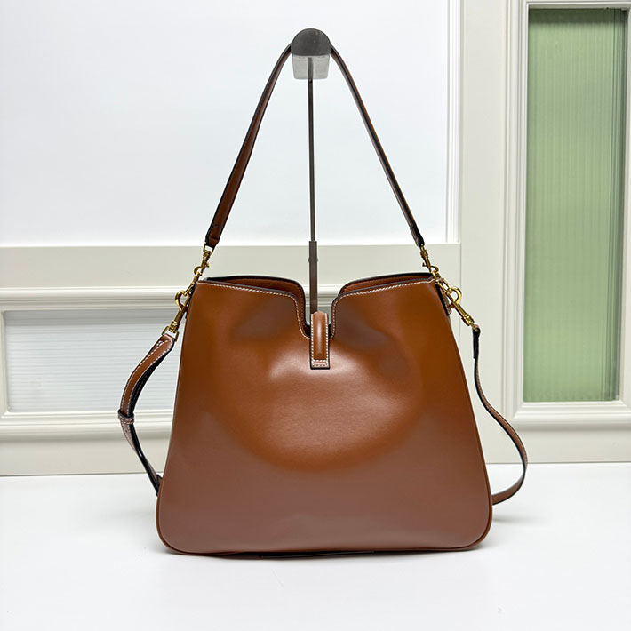セリーヌ バッグ 人気 CELINE ミディアム カミーユ 16(セーズ)ソフト バッグ タン 119563FX9.04LU セリーヌ アウトレット 値段 - 画像 (6)