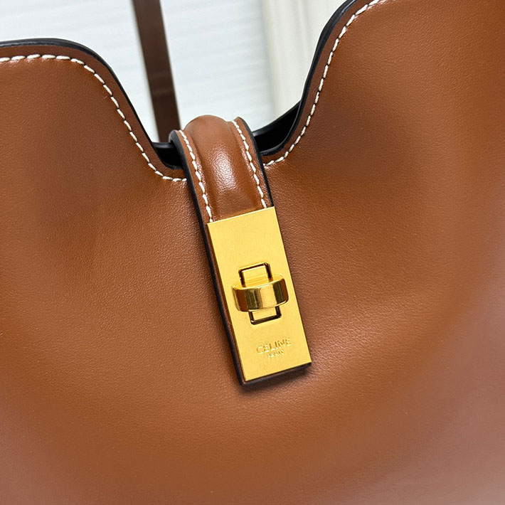 セリーヌ バッグ 人気 CELINE スモール カミーユ 16(セーズ)ソフト バッグ タン 120693FX9.04LU セリーヌ 店舗 大阪 - 画像 (9)
