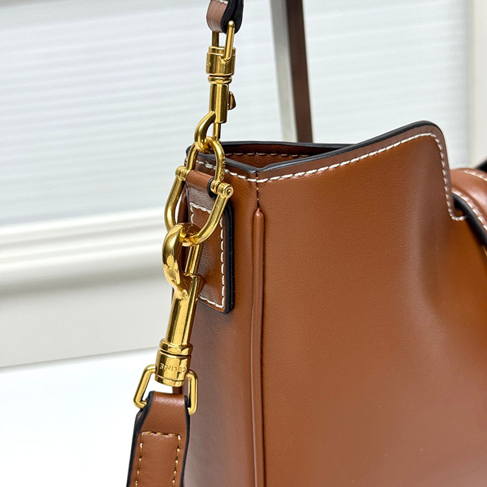 セリーヌ バッグ 人気 CELINE スモール カミーユ 16(セーズ)ソフト バッグ タン 120693FX9.04LU セリーヌ 店舗 大阪 - 画像 (7)