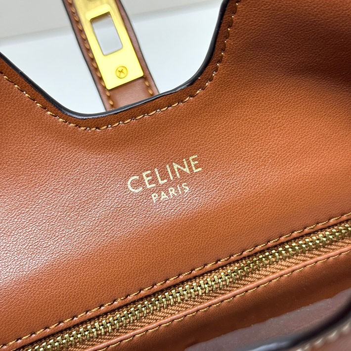 セリーヌ バッグ 人気 CELINE スモール カミーユ 16(セーズ)ソフト バッグ タン 120693FX9.04LU セリーヌ 店舗 大阪 - 画像 (3)