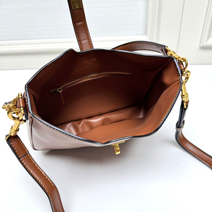 セリーヌ バッグ 人気 CELINE スモール カミーユ 16(セーズ)ソフト バッグ タン 120693FX9.04LU セリーヌ 店舗 大阪 - 画像 (2)