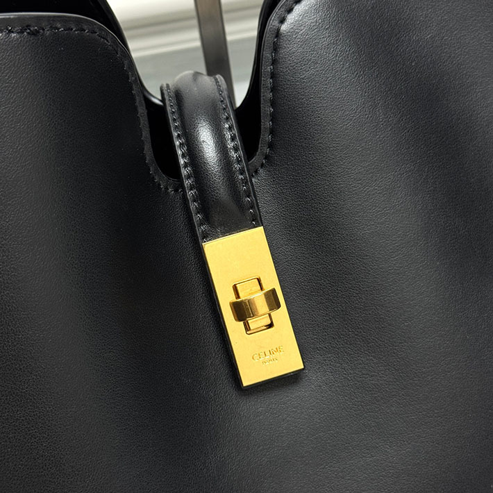 セリーヌ バッグ 人気 CELINE ミディアム カミーユ 16(セーズ)ソフト バッグ ブラック 119563FX9.38NO セリーヌ店舗 東京 - 画像 (9)