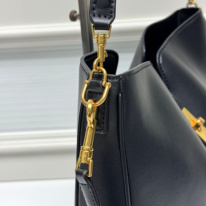 セリーヌ バッグ 人気 CELINE ミディアム カミーユ 16(セーズ)ソフト バッグ ブラック 119563FX9.38NO セリーヌ店舗 東京 - 画像 (7)