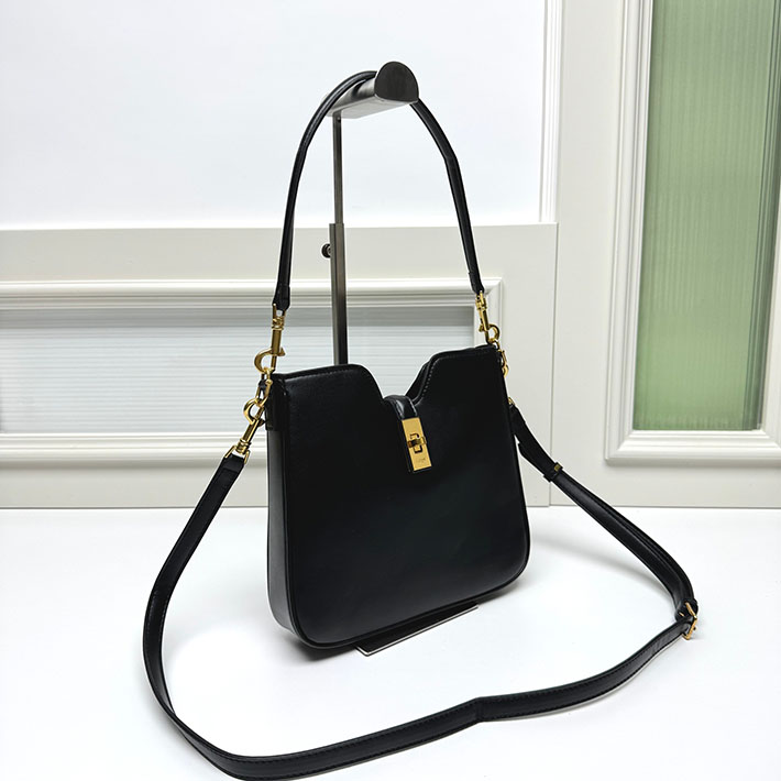 セリーヌ バッグ 人気 CELINE スモール カミーユ 16(セーズ)ソフト バッグ ブラック 120693FX9.38NO セリーヌ 店舗 日本 - 画像 (8)