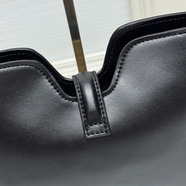 セリーヌ バッグ 人気 CELINE スモール カミーユ 16(セーズ)ソフト バッグ ブラック 120693FX9.38NO セリーヌ 店舗 日本 - 画像 (5)