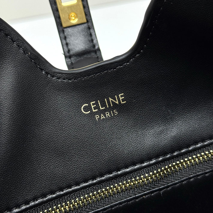 セリーヌ バッグ 人気 CELINE スモール カミーユ 16(セーズ)ソフト バッグ ブラック 120693FX9.38NO セリーヌ 店舗 日本 - 画像 (3)