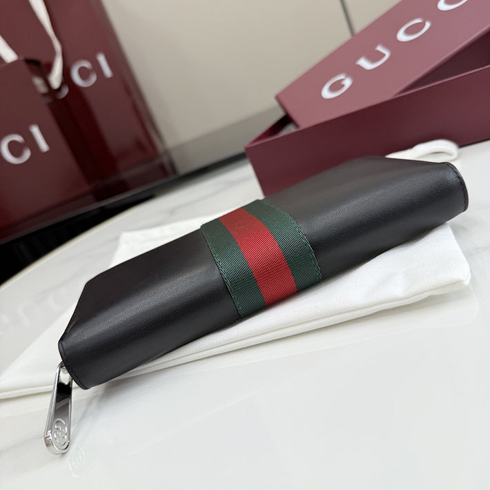 グッチ 財布 アウトレット GUCCI 財布 ウェブ トレードマーク ジップアラウンドウォレット ブラック 867284 AAGIT 1053 グッチ 長財布 メンズ - 画像 (8)