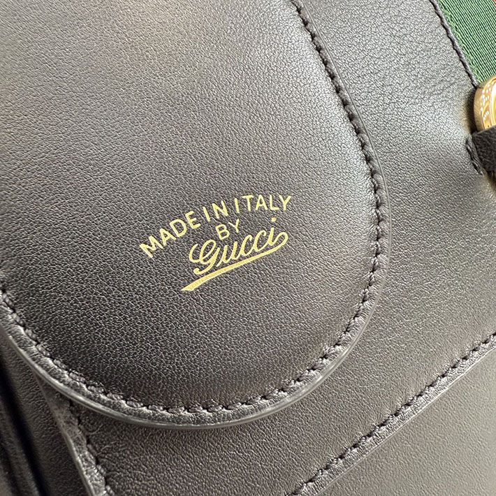 グッチ直営アウトレット店 GUCCI パパラッツォ ミディアム トップハンドルバッグ ブラック 875018 AAGIQ 1053 レディース グッチ バッグ - 画像 (4)