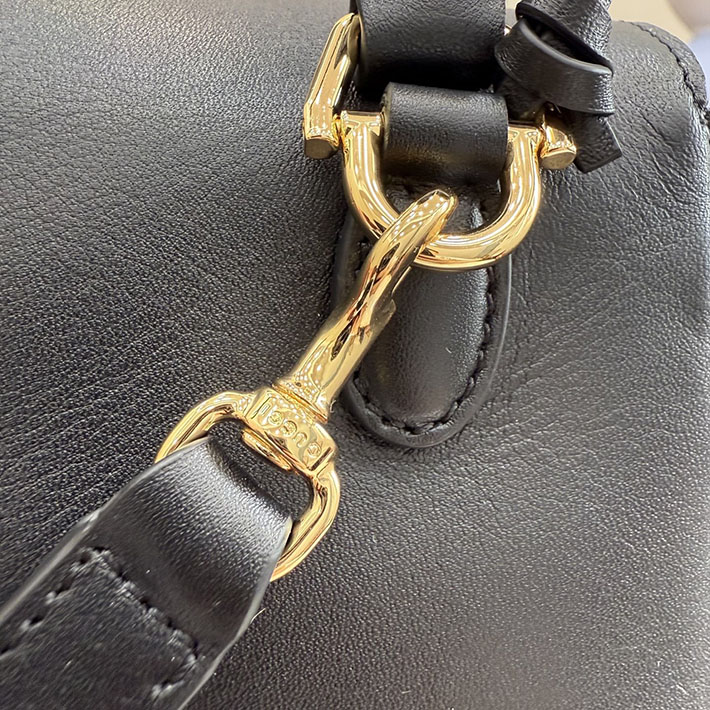 グッチ直営アウトレット店 GUCCI パパラッツォ ミディアム トップハンドルバッグ ブラック 875018 AAGIQ 1053 レディース グッチ バッグ - 画像 (8)