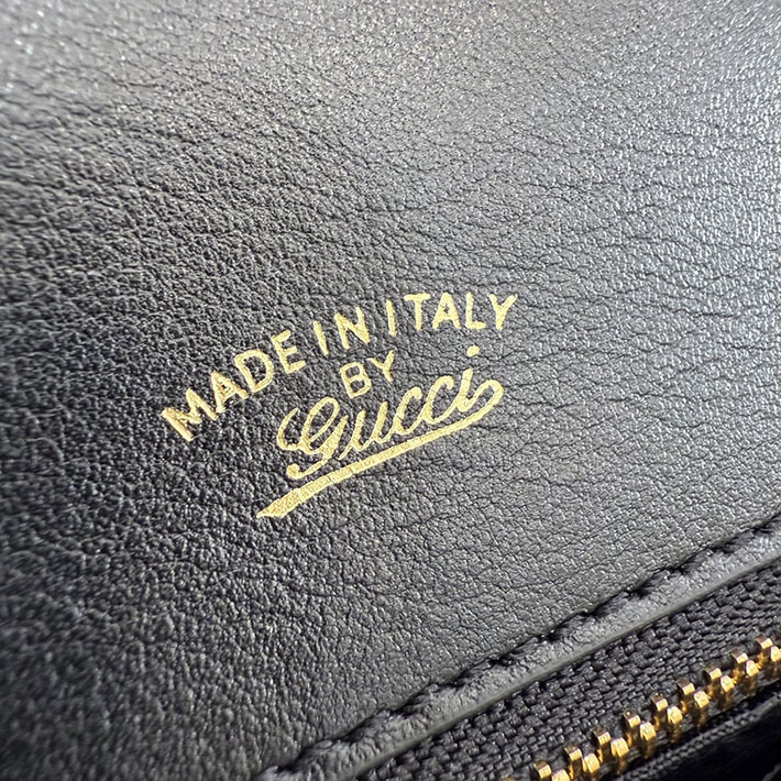グッチ直営アウトレット店 GUCCI パパラッツォ ミディアム トップハンドルバッグ ブラック 875018 AAGIQ 1053 レディース グッチ バッグ - 画像 (7)