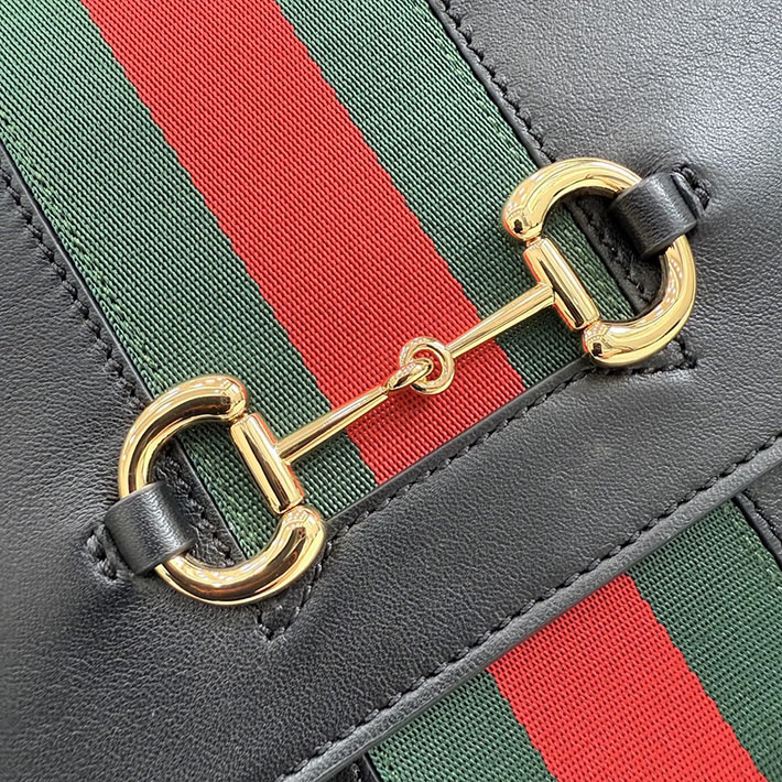 グッチ直営アウトレット店 GUCCI パパラッツォ ラージ トップハンドルバッグ ブラック 875019 AAGIQ 1053 グッチ パパラッツォ - 画像 (10)