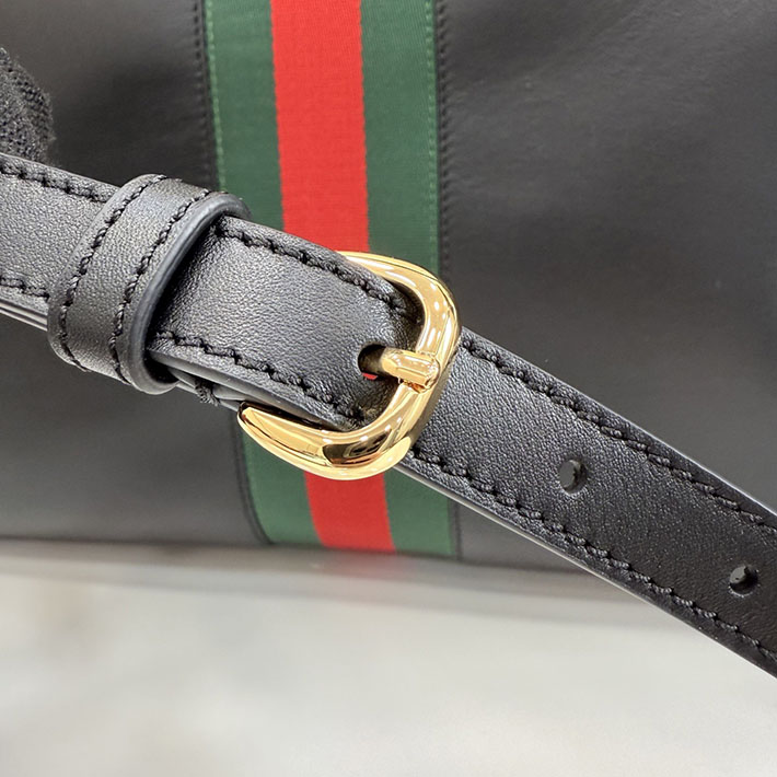 グッチ直営アウトレット店 GUCCI パパラッツォ ラージ トップハンドルバッグ ブラック 875019 AAGIQ 1053 グッチ パパラッツォ - 画像 (6)