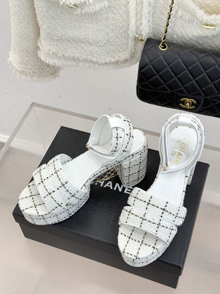 最高級シャネルスーパーコピー CHANEL シースルー スポーツ サンダル 厚底 レディース ホワイト 2631095 シャネル サンダル 白 - 画像 (9)