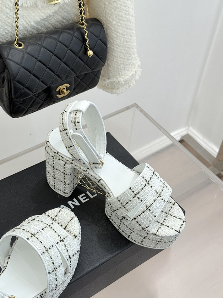 最高級シャネルスーパーコピー CHANEL シースルー スポーツ サンダル 厚底 レディース ホワイト 2631095 シャネル サンダル 白 - 画像 (6)