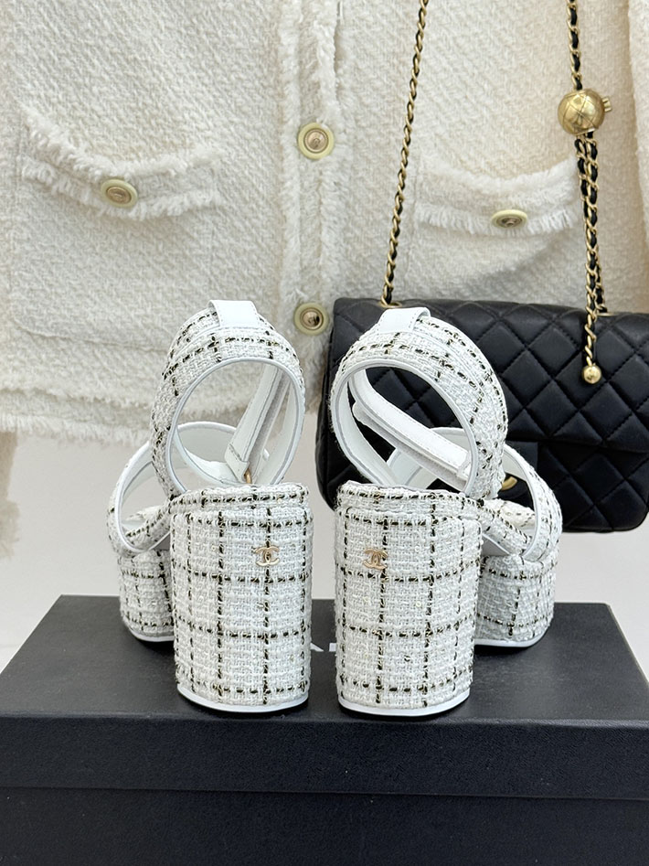 最高級シャネルスーパーコピー CHANEL シースルー スポーツ サンダル 厚底 レディース ホワイト 2631095 シャネル サンダル 白 - 画像 (5)