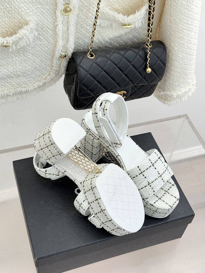 最高級シャネルスーパーコピー CHANEL シースルー スポーツ サンダル 厚底 レディース ホワイト 2631095 シャネル サンダル 白 - 画像 (2)