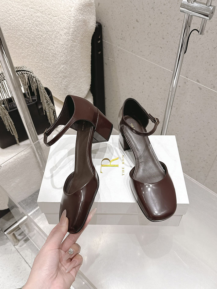 最高級ザロウスーパーコピー THE ROW パンプス 5cm ヒール 歩きやすい レディース ワインレッド 2631122 The Row 靴 - 画像 (9)