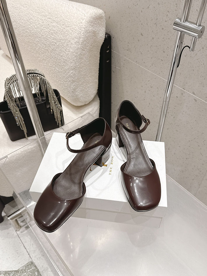 最高級ザロウスーパーコピー THE ROW パンプス 5cm ヒール 歩きやすい レディース ワインレッド 2631122 The Row 靴 - 画像 (8)